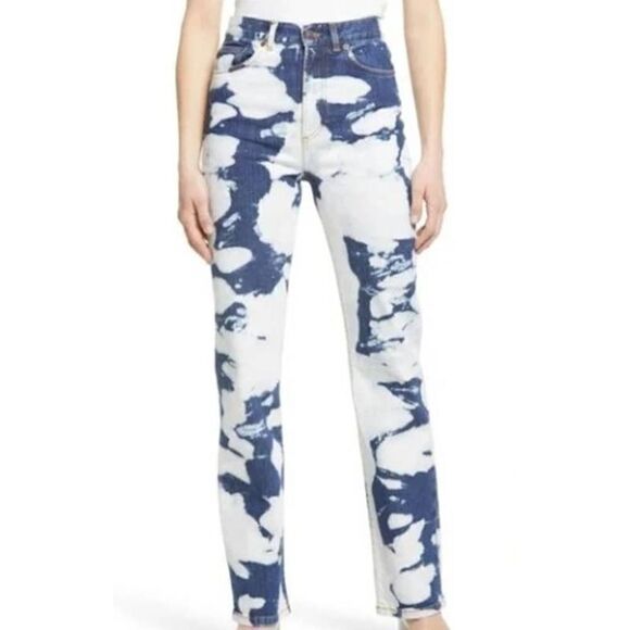 Jeanerica Eiffel High Waist Bootcut Jeans in Tie Dye 74 Women's Sz. 26 (US 4-6) - Picture 2 of 6